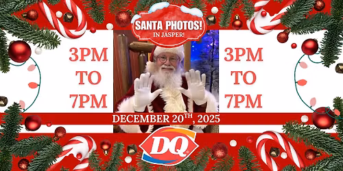 Santa Photos at Dairy Queen in Jasper!