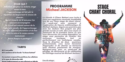 stage chant choral Michael Jackson