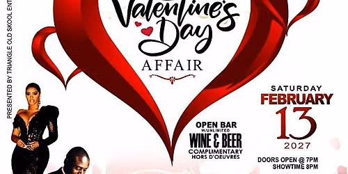 "Love and Happiness" The Grown Folks Valentine's Day Affair