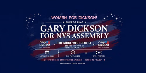 Women for Dickson: Supporting Gary Dickson for NYS Assembly