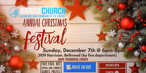 Annual FREE Christmas Festival @Bridge Church