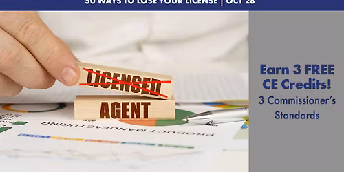 50 Ways to Lose Your License