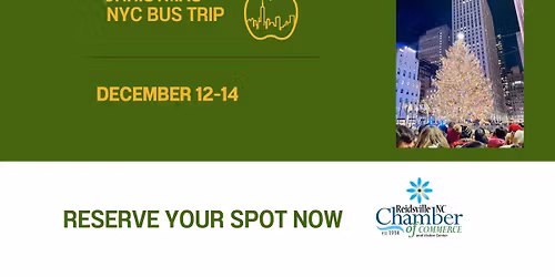 Reidsville Chamber NYC Bus Trip