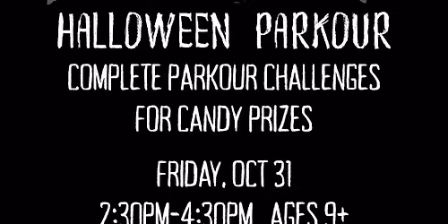 Stick or Treat Halloween Parkour