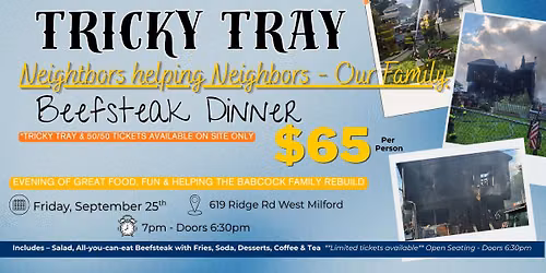 Meat & Greet - Beefsteak & Tricky Tray 