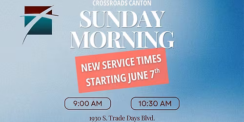 Sunday Service Time Change