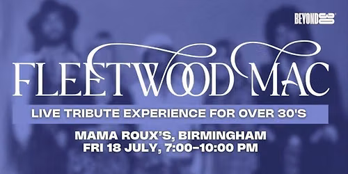 FLEETWOOD MAC EXPERIENCE - LIVE IN BIRMINGHAM \ud83c\udfb8 (Tribute Band)