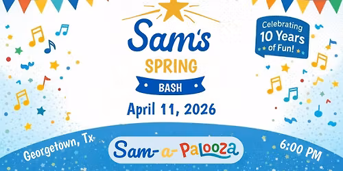 Sam's SPRING BASH