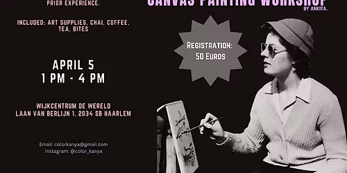 Paint a canvas Workshop