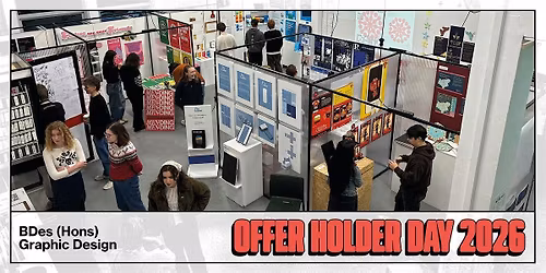 Graphic Design Offer Holders Day at Edinburgh Napier University