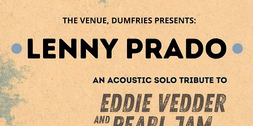 Lenny Prado covers Eddie Vedder and Pearl Jam