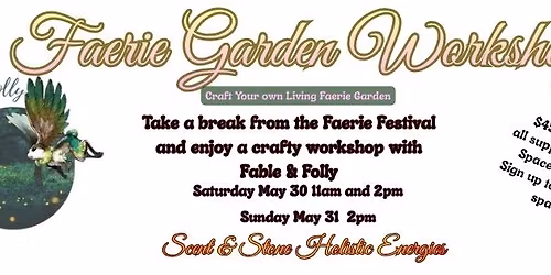 Faerie Garden Workshop