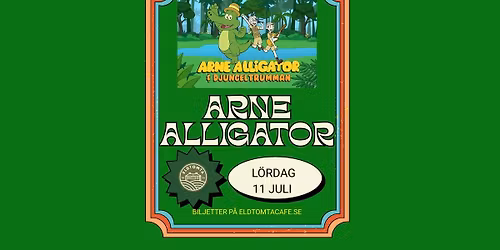 \ud83c\udf3f Tr\u00e4dg\u00e5rdslive - Arne Alligator & Djungeltrumman