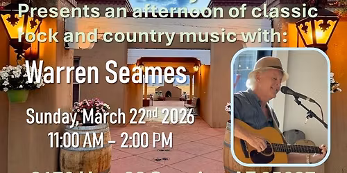 Warren Seames playing the Sunday Brunch at Four Tails Vinyard