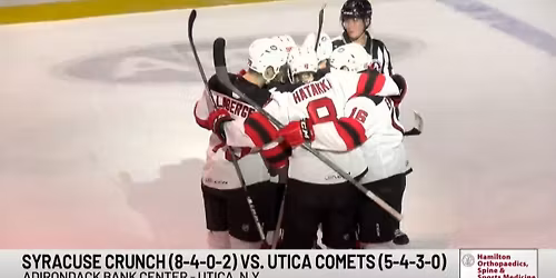 Utica Comets vs. Syracuse Crunch