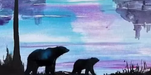 Painting party at The Woodman in Wimbledon