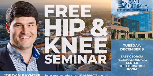 Free Seminar Move Better,Live Better \u00ad\u00ad- Understanding Hip and Knee Pain and the Latest Treatments