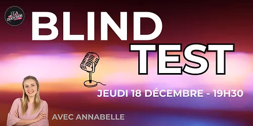 \ud83c\udfb5 BLIND TEST AVEC ANNABELLE \u2728