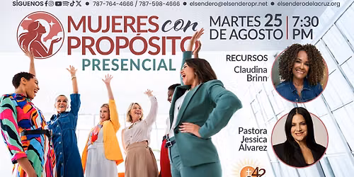 Mujeres Con Prop\u00f3sito - Entrada Libre de Costo