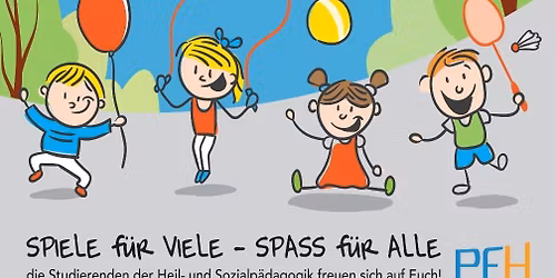 Spiel- und Spa\u00dffest f\u00fcr Kinder an der PFH in Feucht!