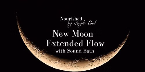 New Moon Extended Flow with Sound Bath