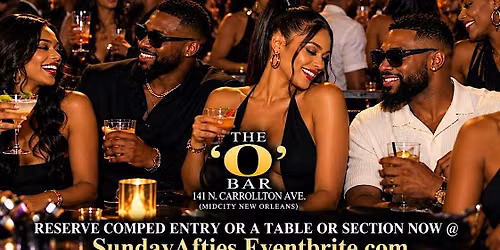 SUNDAY AFTIES NOLA WEEKEND POPUP AFFAIR (Saints vs Vikings Wknd Finale)