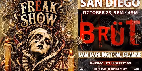 BR\u00dcT Party - San Diego Halloween