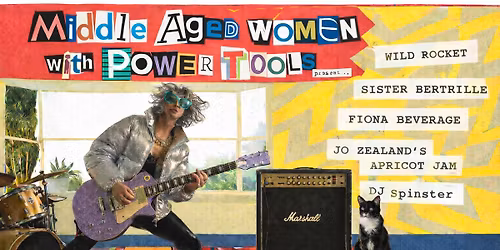 Middle Aged Women With Power Tools Present....