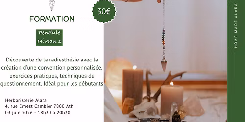 Atelier pendule (niveau 1)