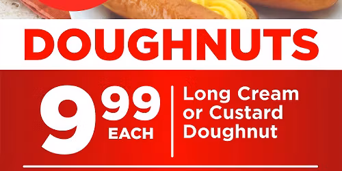 \ud83e\udd6f WEDNESDAY DOUGHNUT DAY - ONE DAY ONLY \ud83e\udd6f