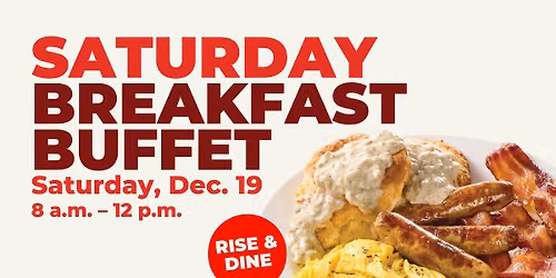 Saturday Breakfast Buffet at Hy-Vee: 12\/19
