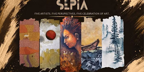 A group Art exhibition by Sepia, five Artists, five Perspectives, five Celebrations \u2764\ufe0f