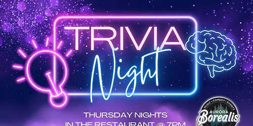 Thursday Night Trivia!