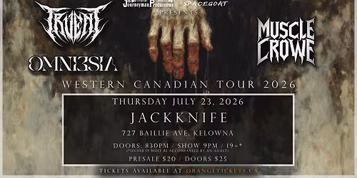 Truent w\/ Omniesia & Muscle Crowe @ Jackknife Brewing