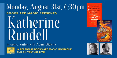 In-Store: Katherine Rundell in conversation with Adam Gidwitz