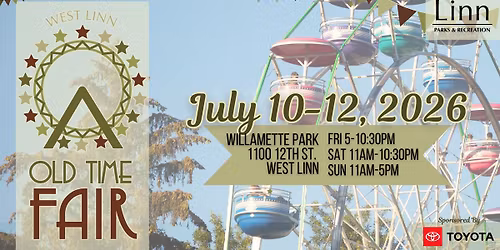West Linn Old Time Fair 2026