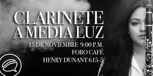 Clarinete a media luz - Recital de baladas en Foro Caf\u00e9