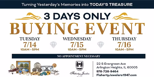 Treasures Rediscovered Buying Event