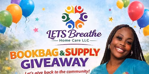 Lets Breathe Home Care Bookbag Giveaway