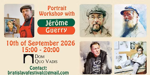 Watercolor painting workshop with J\u00e9r\u00f4me Guerry