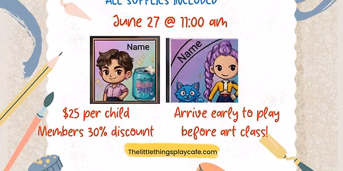 Paint & Play Day: K-Pop Demon Hunters Edition