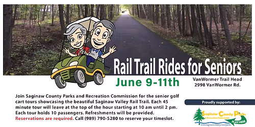 Senior Rail Trail Golf Cart Rides