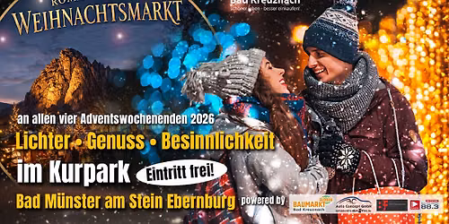 Romantischer Weihnachtsmarkt Bad M\u00fcnster am Stein-Ebernburg