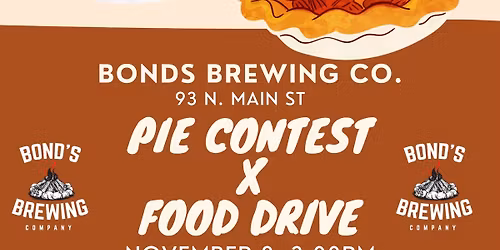 Bonds Pie Contest x Food Drive