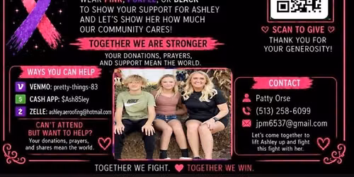 Ashley Mason\u2019s Cancer Benefit