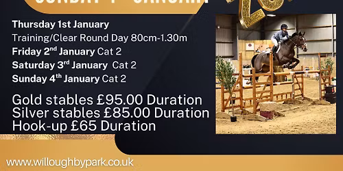 New Year's British Show Jumping Stayover 2026