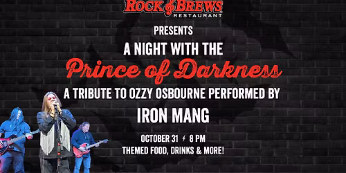 A Halloween Tribute to Ozzy Osbourne - Performance by Iron Mang!