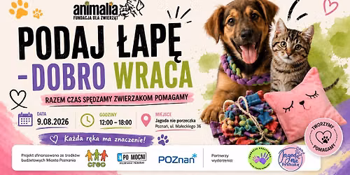 Podaj \u0142ap\u0119 - dobro wraca! Warsztaty r\u0119kodzielnicze z tworzenia zabawek dla zwierz\u0105t