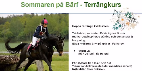 Ridl\u00e4ger p\u00e5 B\u00c4RF - Hoppa terr\u00e4ng 