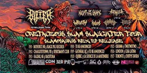 Cretaceous Slam Slaughter Tour: Montreal
